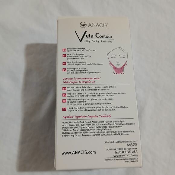 3 piece ANACIS Vela Contour contouring serum/ revital 4d refill /firming cream - Picture 4 of 16